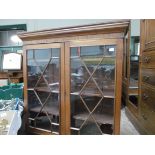 Mahogany display cabinet,