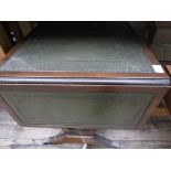 Rectangular mahogany framed drop leaf coffee table,