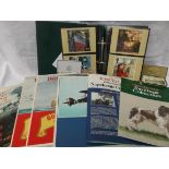 Postcard album of QE II Millennium cards,