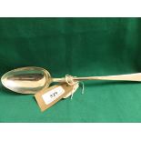 Georgian basting spoon (London 1791)