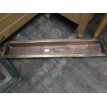 Copper and brass rectangular plant trough (36" long) (Guide Price £15-£20)