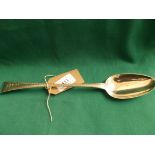 Georgian brite cut basting spoon (hallmark illegible)