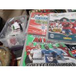 3 Panini Football collectors card albums,