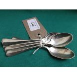 Selection of 6 silver coffee spoons (London 1969-1973 - 2.