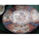 Large Imari plate in similar style (22 1/2" diam)