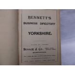 Bennetts Business Directory of Yorkshire 1911 BOXED TRACTORS