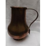 Large copper flagon