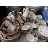 Selection of Royal Albert bone china 'Lady Hamilton' part tea service (36 pieces),