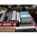 Box of books on mixed subjects