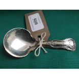 George IV caddy spoon,