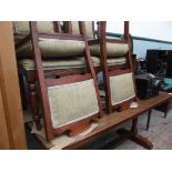 Dining room suite of rectangular topped oak refectory table,