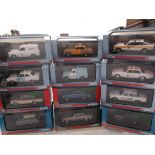 12 boxed Corgi car/van models each in their original box
