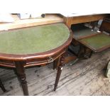 2 mahogany framed coffee tables,