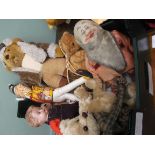 Collector's lot incl. 3 miniature Steiff Bears, Pilot Bear, Purse Bear ex.