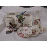 Selection of dressing table pieces from popular factories incl.