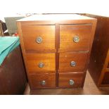 6 drawer collector's cabinet