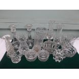 Box of miniature glass items