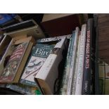 Box of books on mixed subjects incl. cookery and wildlife etc.