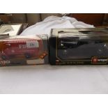 Burago Citroen 15 CVTA (1938) in original box and a Corgi classic fire engine in original box