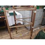 Pine 3 rail clothes horse