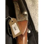 Biakel side by side double barreled shot gun, re-sleeved,