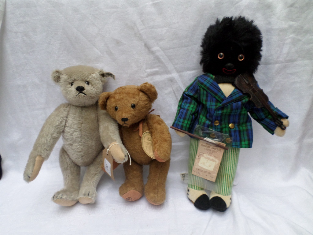 Merrythought Fiddler Golly, light brown Fredbear limited edition New Zealand bear,
