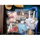 Large selection of miniature dolls