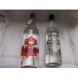 Bottle of Charles House Imperial vodka (100cl) another Imperial Special dry vodka (70cl)