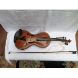 Violin and bow,