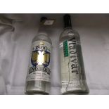 Bottle of Vladivar classic vodka and another 1860 Imperial vodka (both 70cl) (x2)