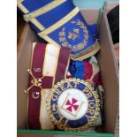 Selection of Grand Lodge Provincial and Knight Templar regalia