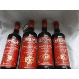 4 bottles of Dubonnet (x3 75cl, x1 100cl),