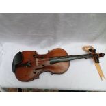 Violin and bow,