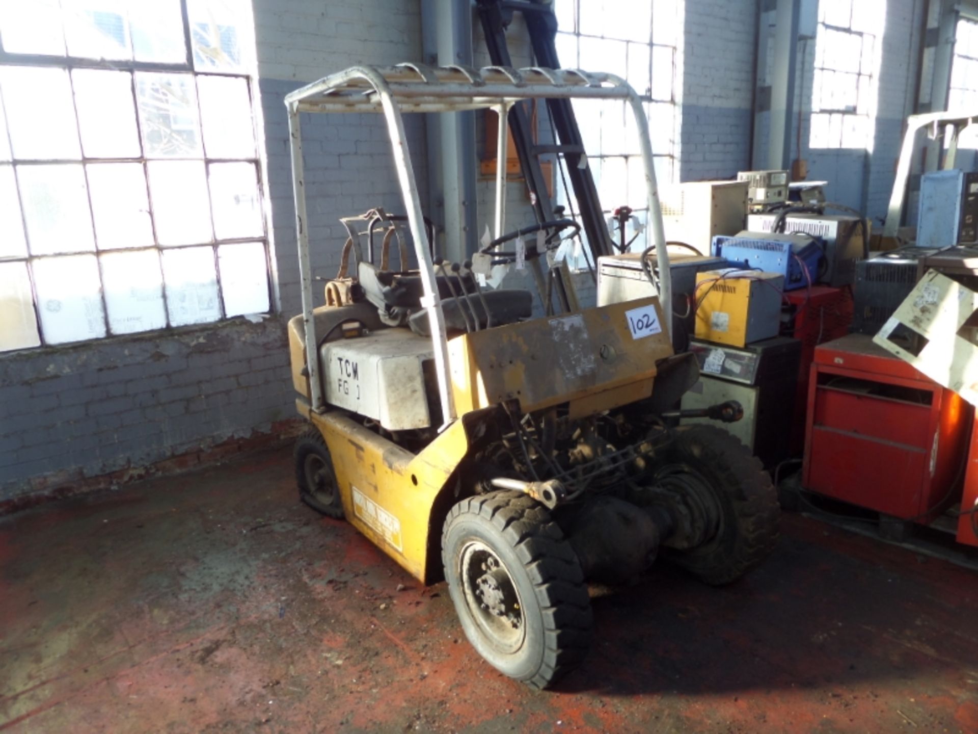 TCM FG20N6T LPG FORKLIFT, YEAR:1986, HOURS:2025