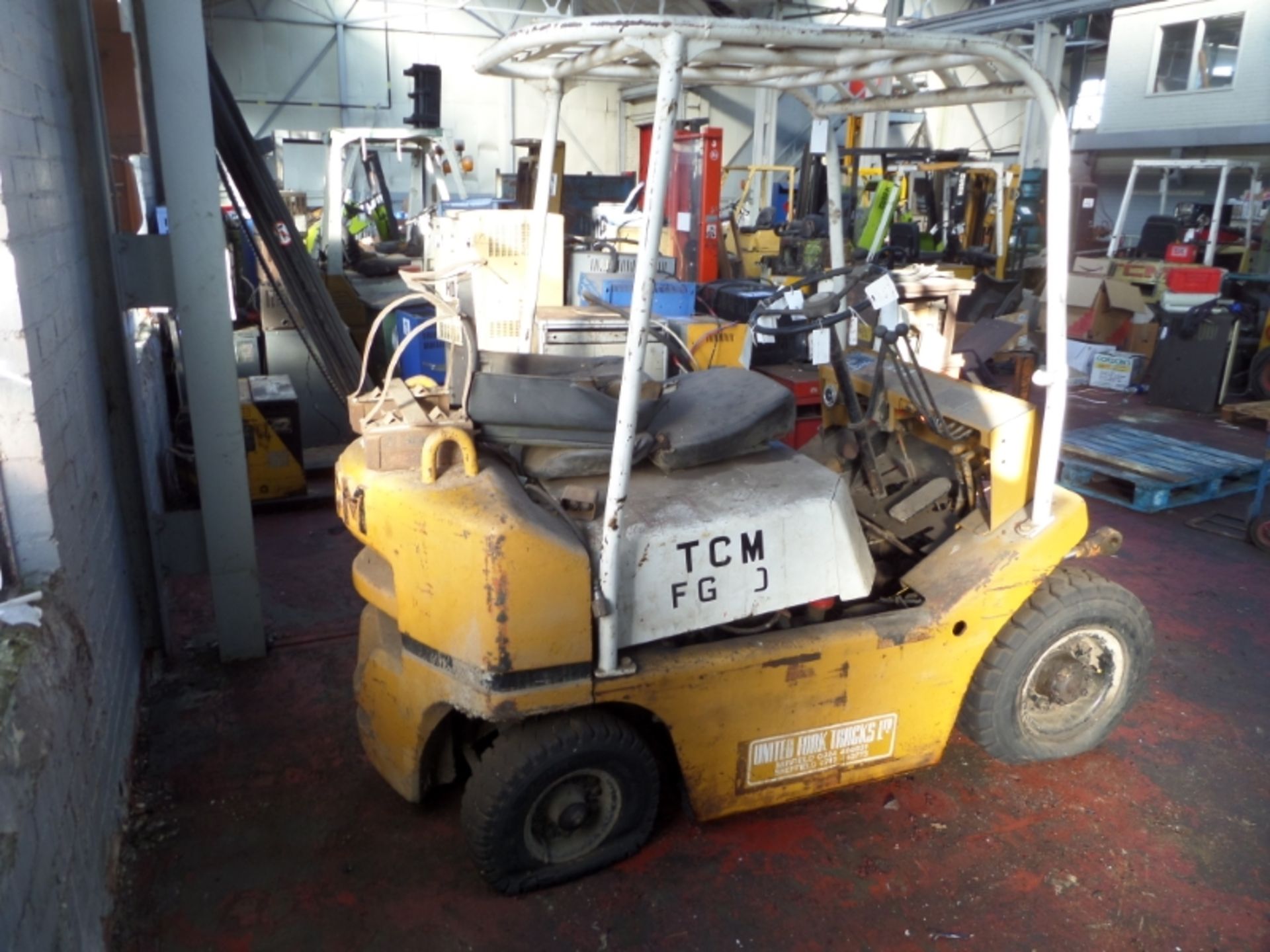 TCM FG20N6T LPG FORKLIFT, YEAR:1986, HOURS:2025 - Image 4 of 6