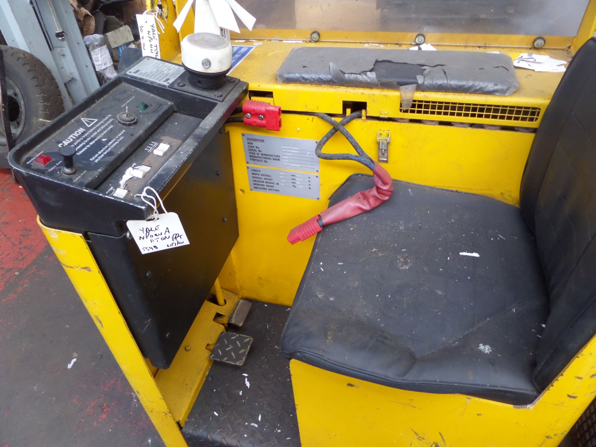 YALE NP044 Plant Electric - VIN: N7000037 - Year: 1988 - . Hours - Electric Pallet Truck - Image 4 of 5