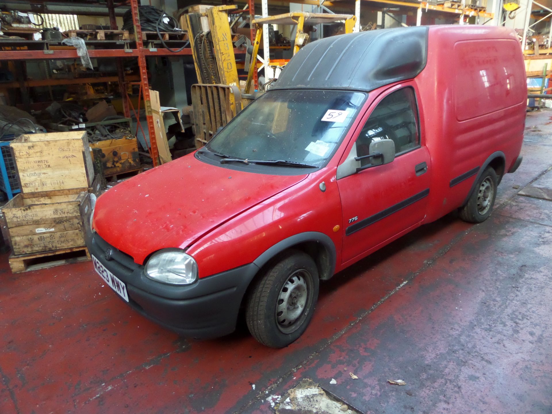 VAUXHALL COMBO LS 775 DIESEL - 1686cc Day Cab Diesel - VIN: W0L000071S3017607 - Year: 1995 - 98,