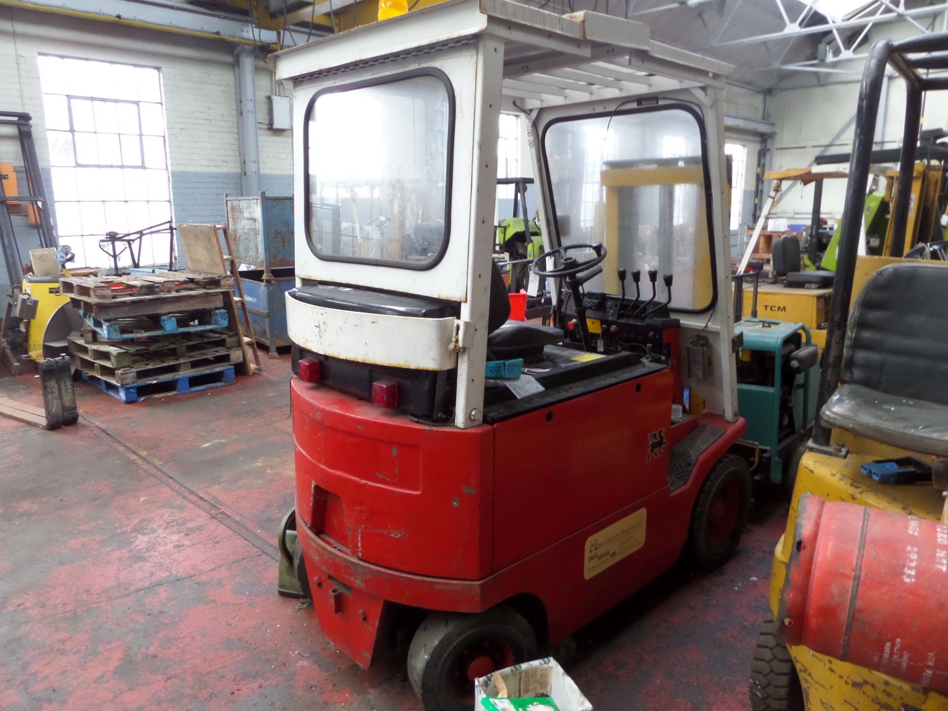 LANSING FOER 15.1 Plant Electric - VIN: 85032377 - Year: . - . Hours - Duplex Forklift - Image 2 of 6