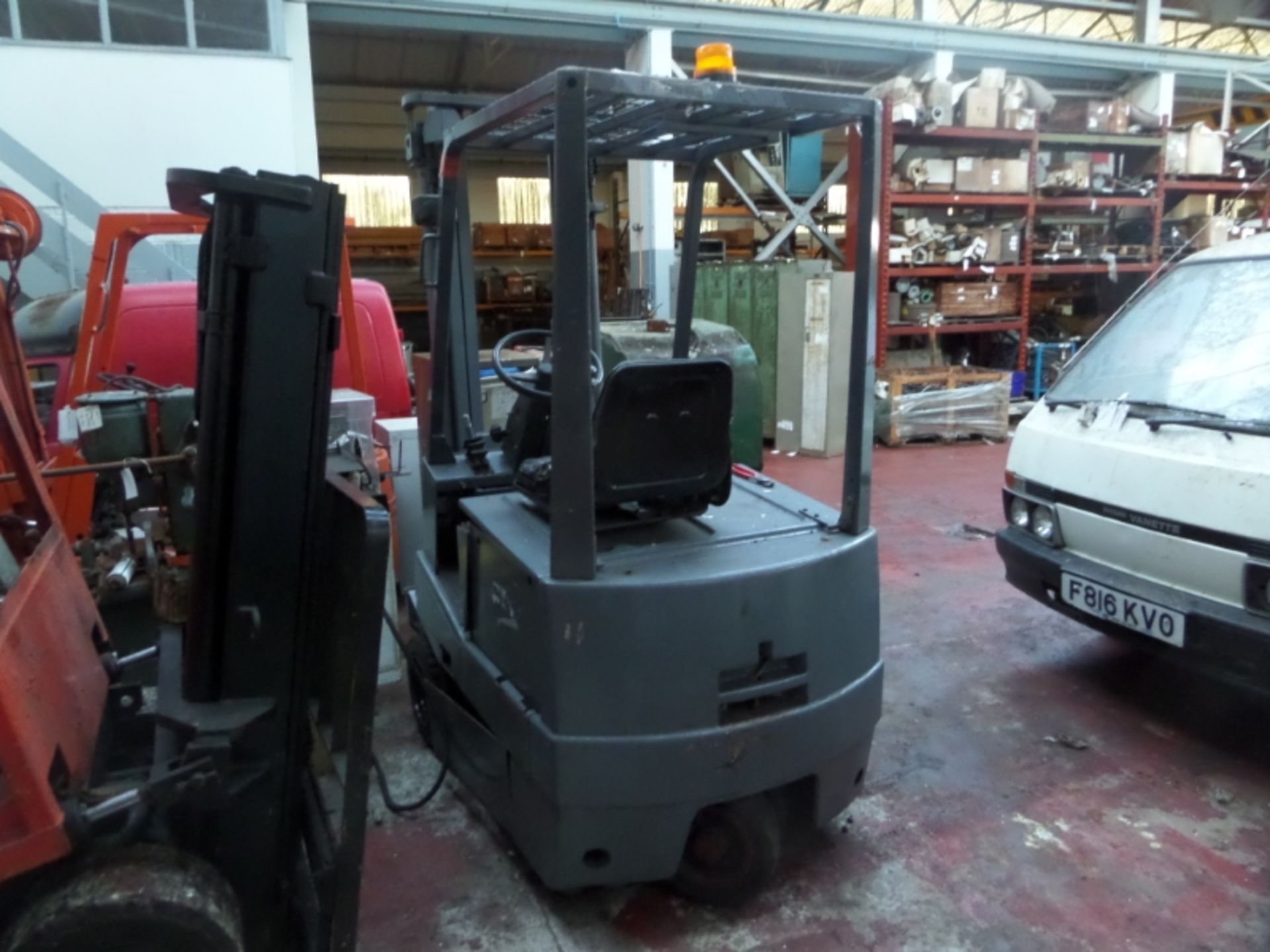 FIAT E315N - ELECTRIC DUPLEX FORKLIFT - HOURS: 18,884 - Image 3 of 6