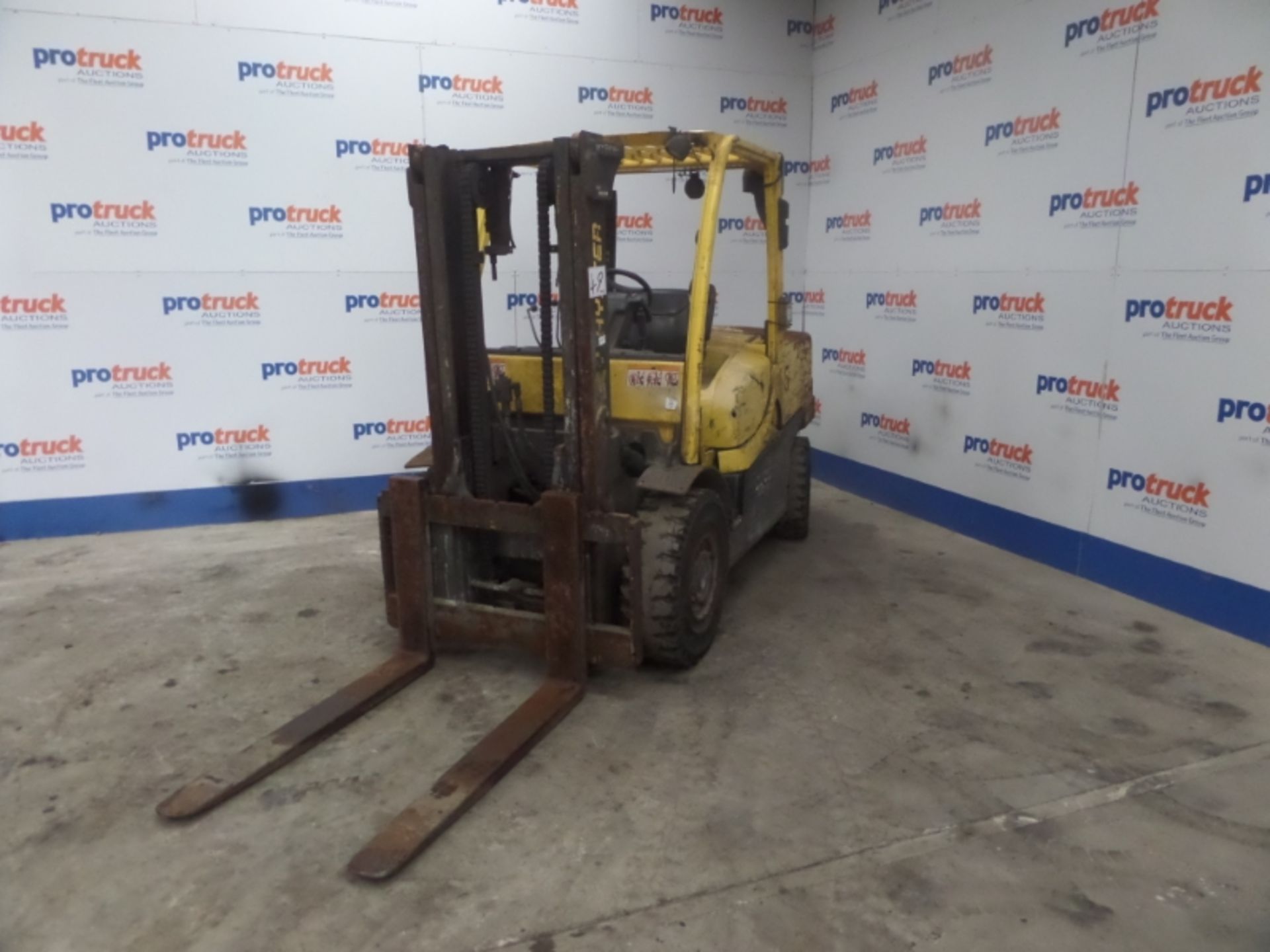 HYSTER H5.0FT Plant Diesel - VIN: P005B02198G - Year: 2009 - 9,626 Hours - Duplex Forklift, R.D.L