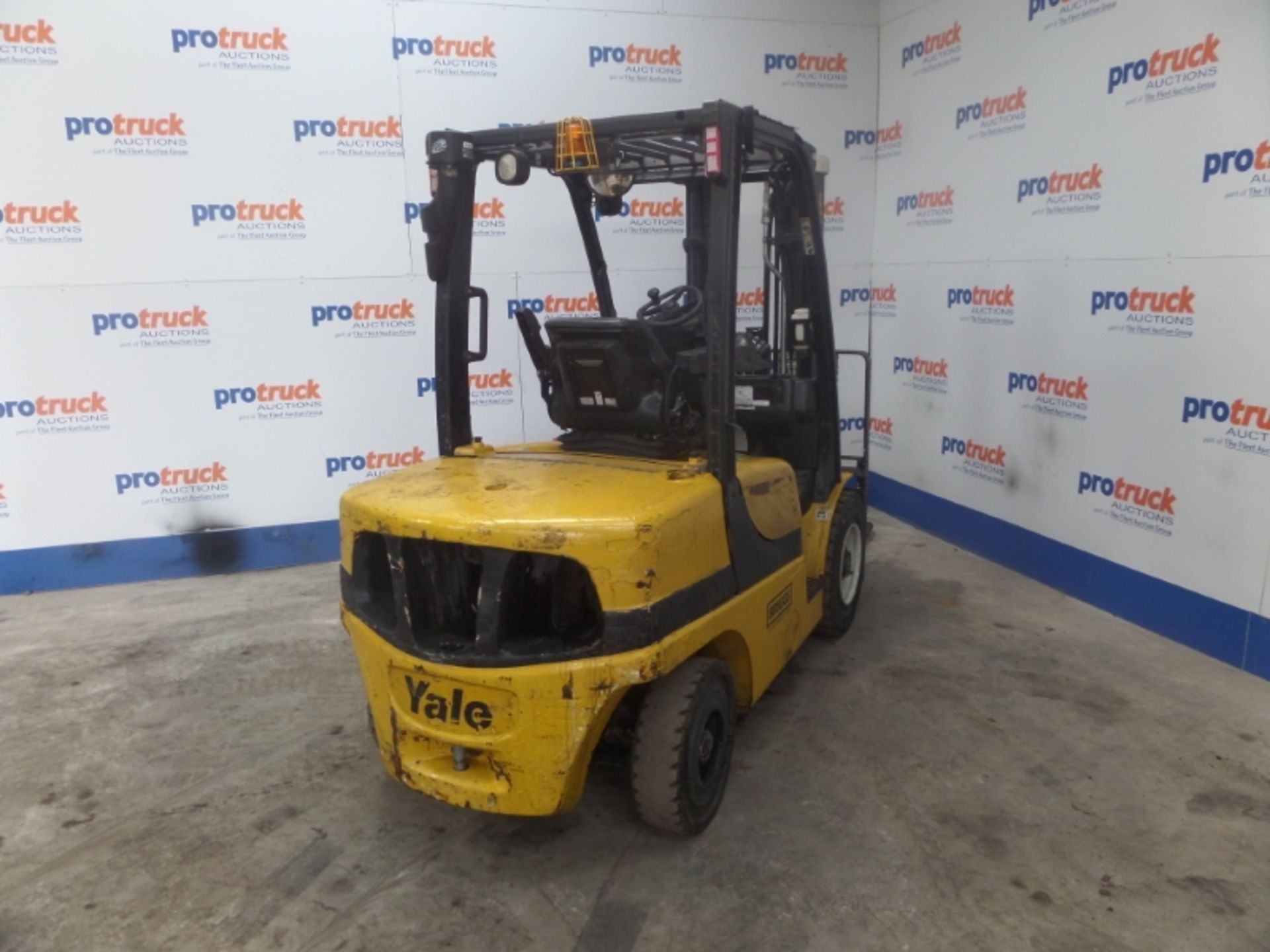 YALE GDP35VX E2195 Plant Diesel - VIN: B875B204040K - Year: 2012 - 5,257 Hours - Triplex Forklift, - Image 4 of 7