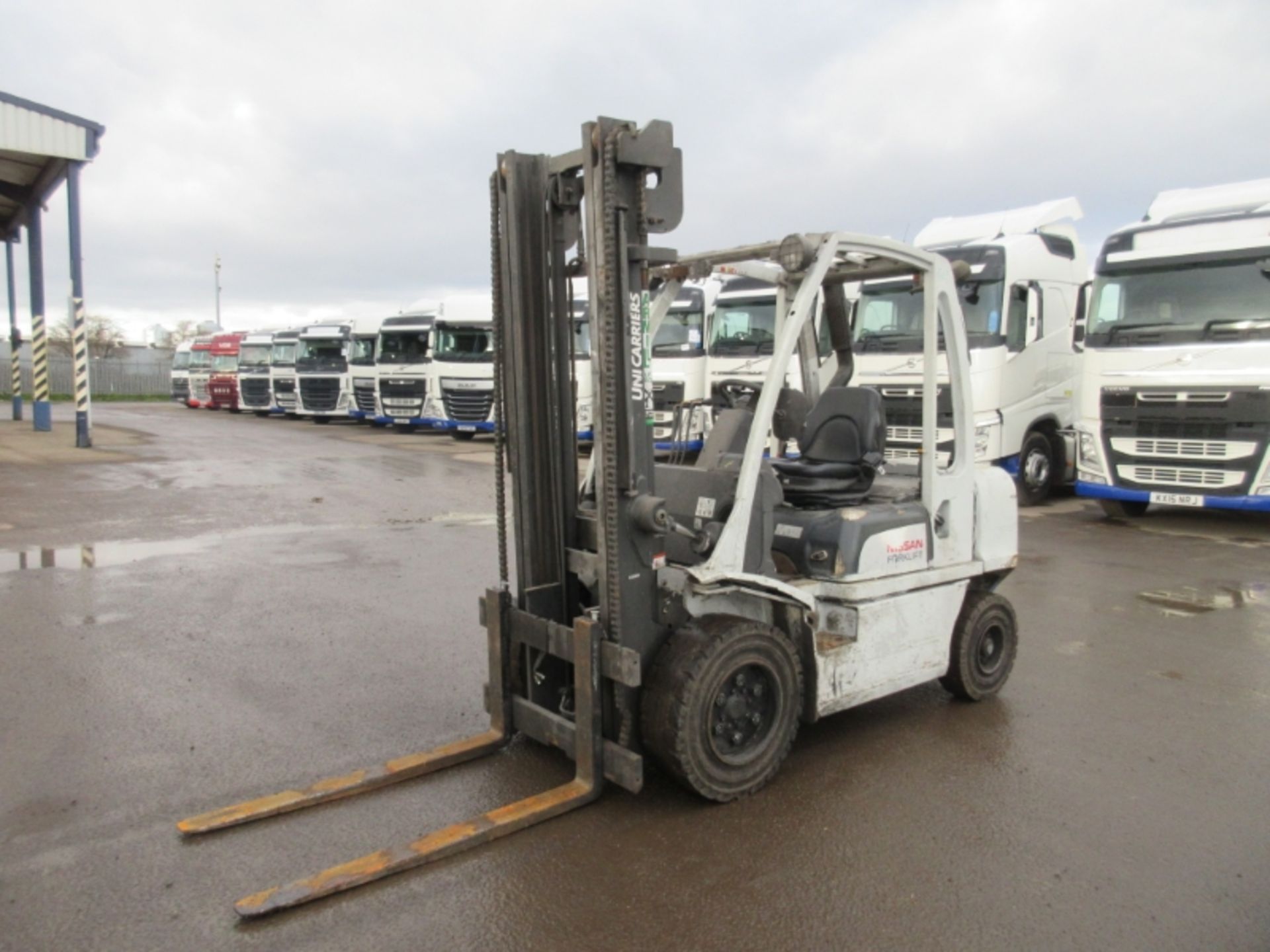 NISSAN YG1D2A30Q Plant Diesel - VIN: YG1D2E702922 - 8,289 Hours - Duplex 3.7M Forklift, R.D.L