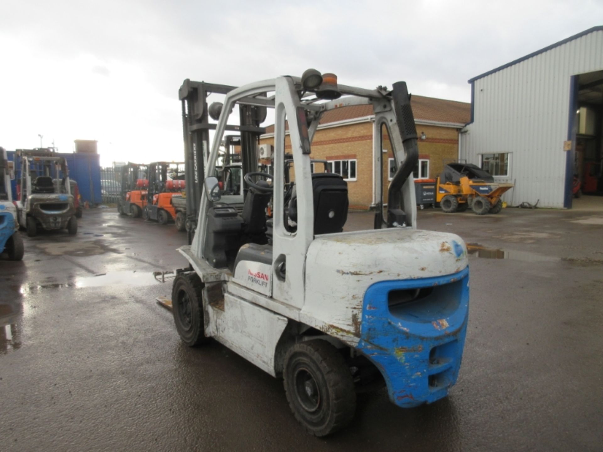 NISSAN YG1D2A30Q Plant Diesel - VIN: YG1D2E702922 - 8,289 Hours - Duplex 3.7M Forklift, R.D.L - Image 4 of 8