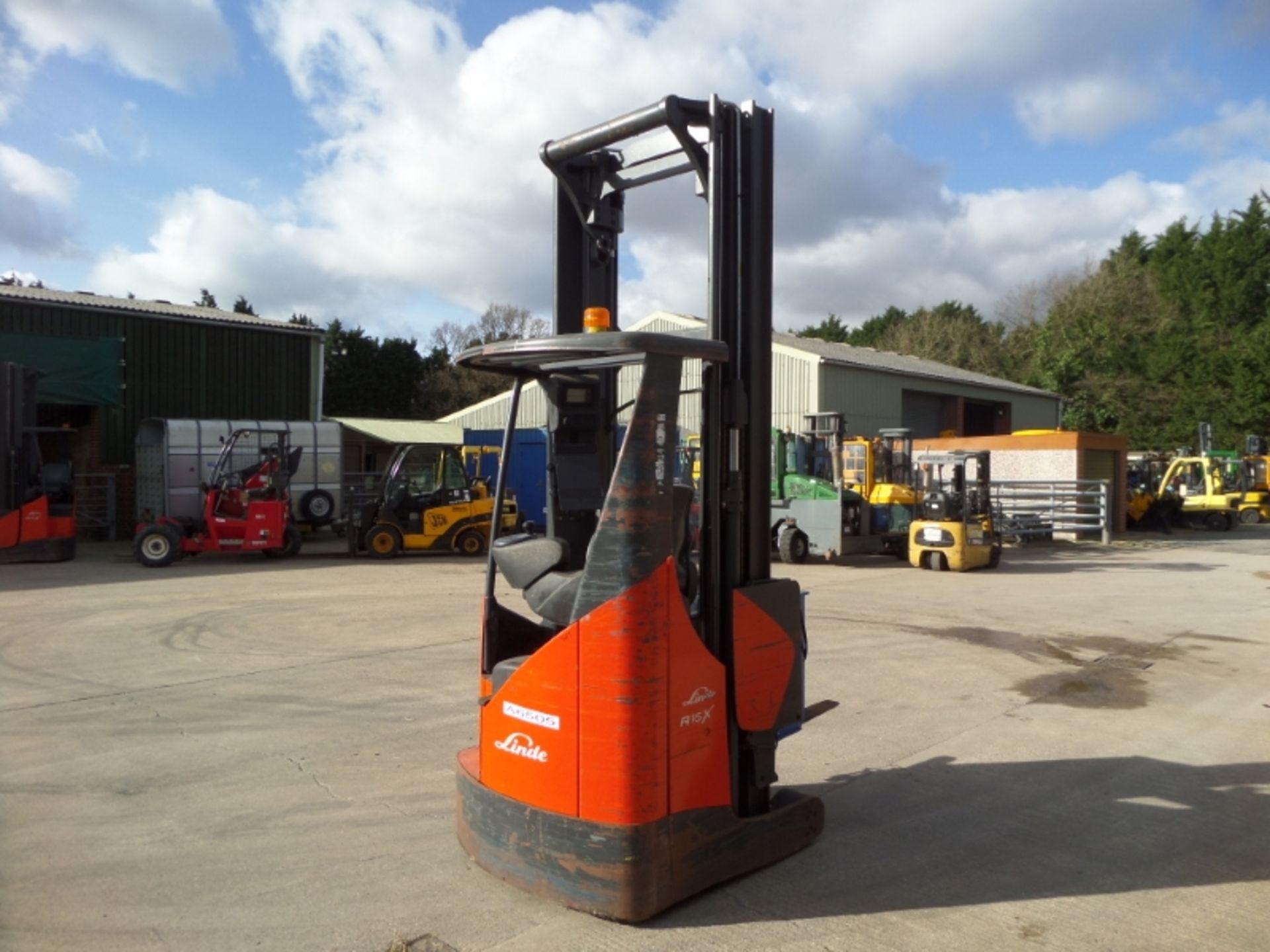 LINDE R16X-03 Plant Electric - VIN: H2X116C00127 - Year: 2012 - 5,511 Hours - Duplex 8.5M Reach - Image 3 of 8