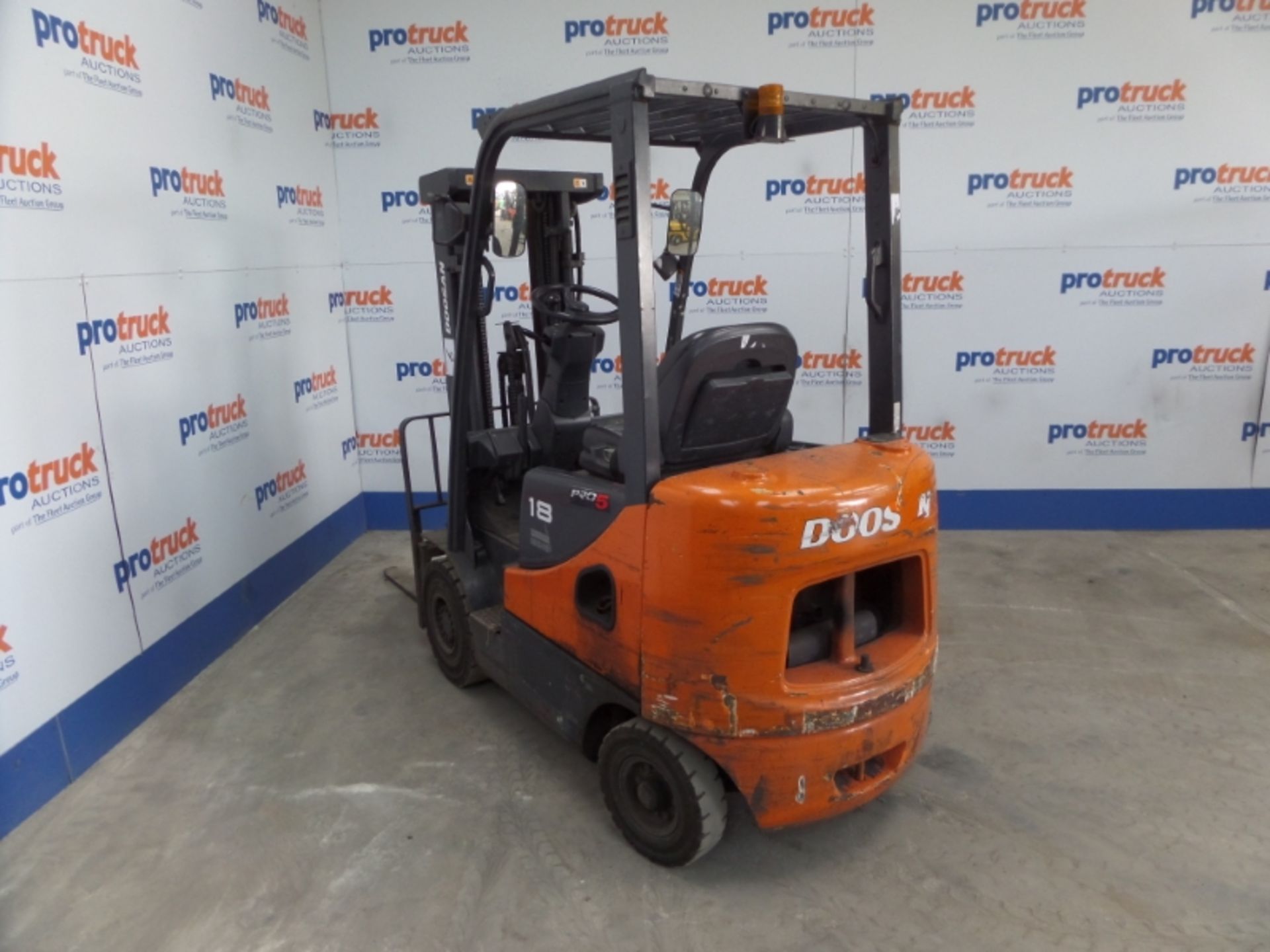 DOOSAN D18S-5 Plant Diesel - VIN: FDA02124000506 - Year: 2012 - 3,884 Hours - Triplex 4.5M Forklift, - Image 5 of 7