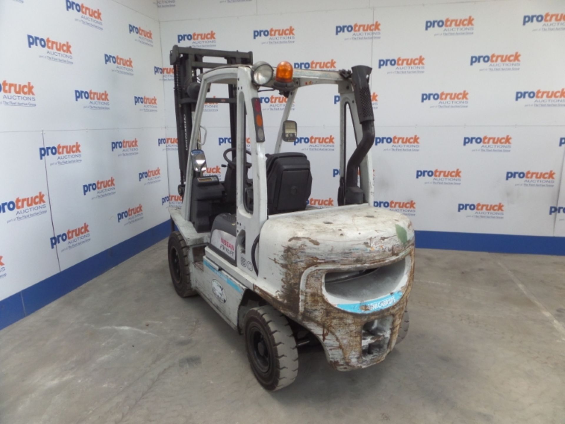 NISSAN YG1D2A30Q Plant Diesel - VIN: YG1D2E702943 - Year: 2014 - 7,619 Hours - Duplex 3.7M Forklift, - Image 6 of 8