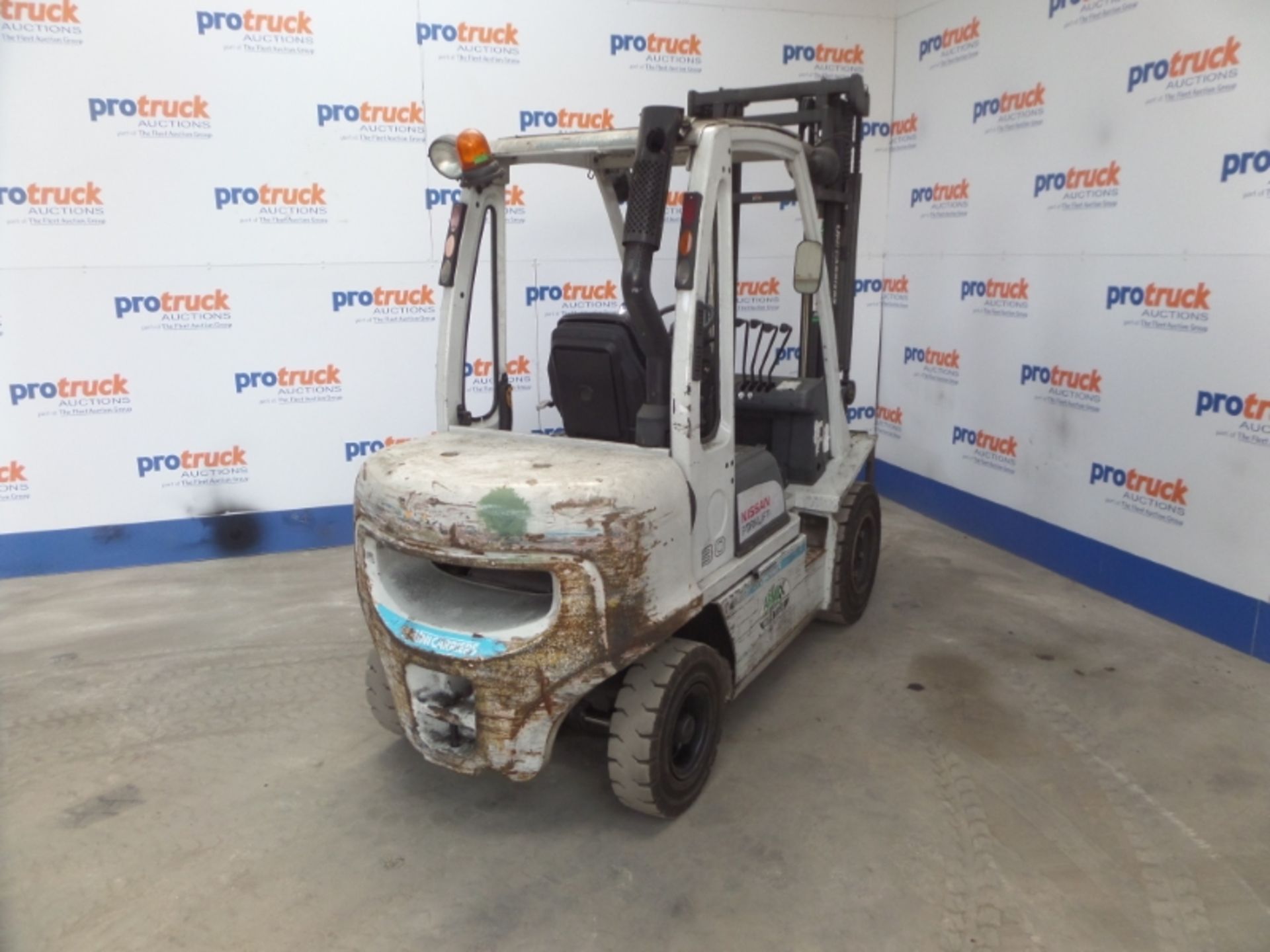 NISSAN YG1D2A30Q Plant Diesel - VIN: YG1D2E702943 - Year: 2014 - 7,619 Hours - Duplex 3.7M Forklift, - Image 5 of 8