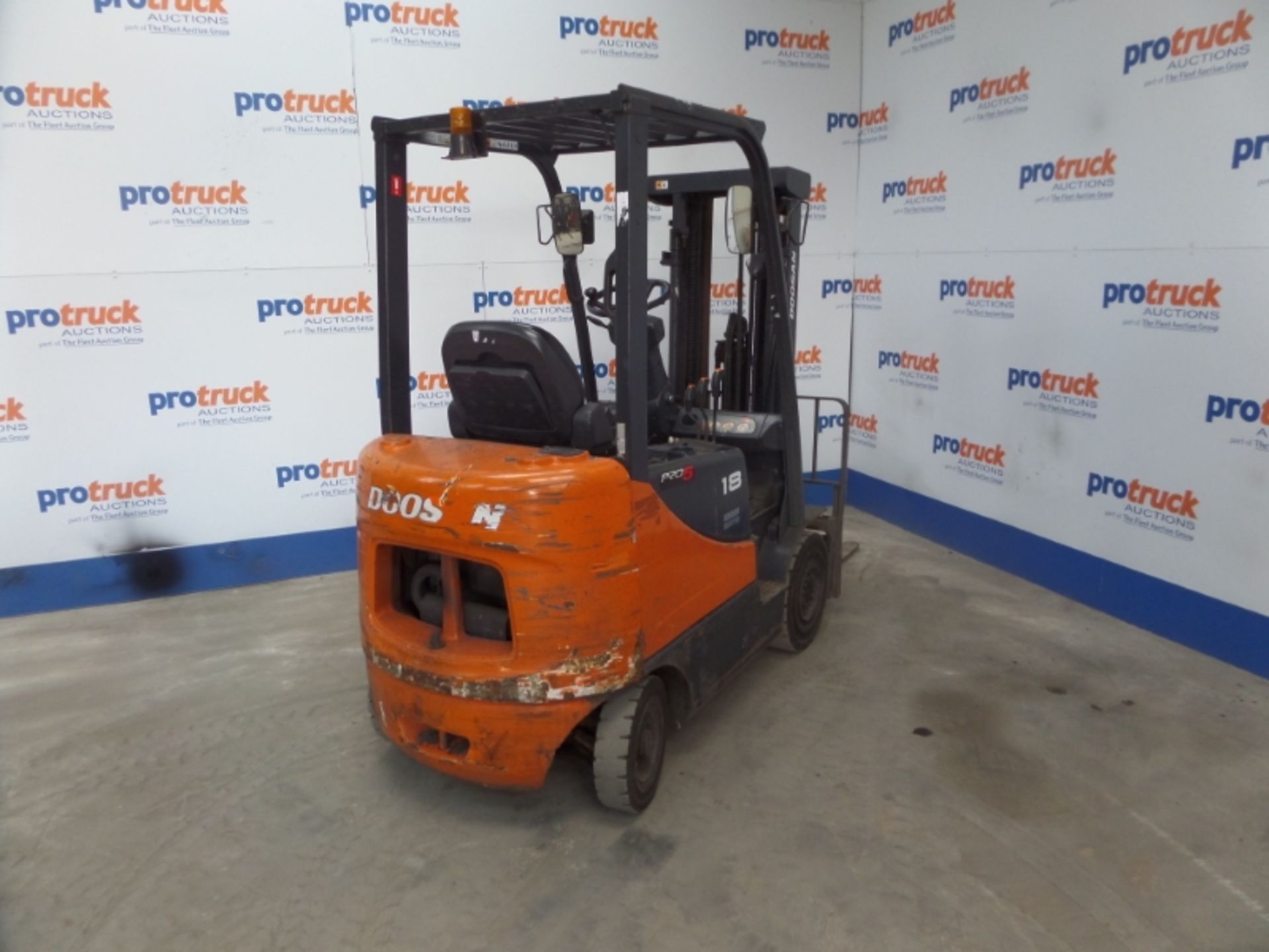 DOOSAN D18S-5 Plant Diesel - VIN: FDA02124000506 - Year: 2012 - 3,884 Hours - Triplex 4.5M Forklift, - Image 6 of 7