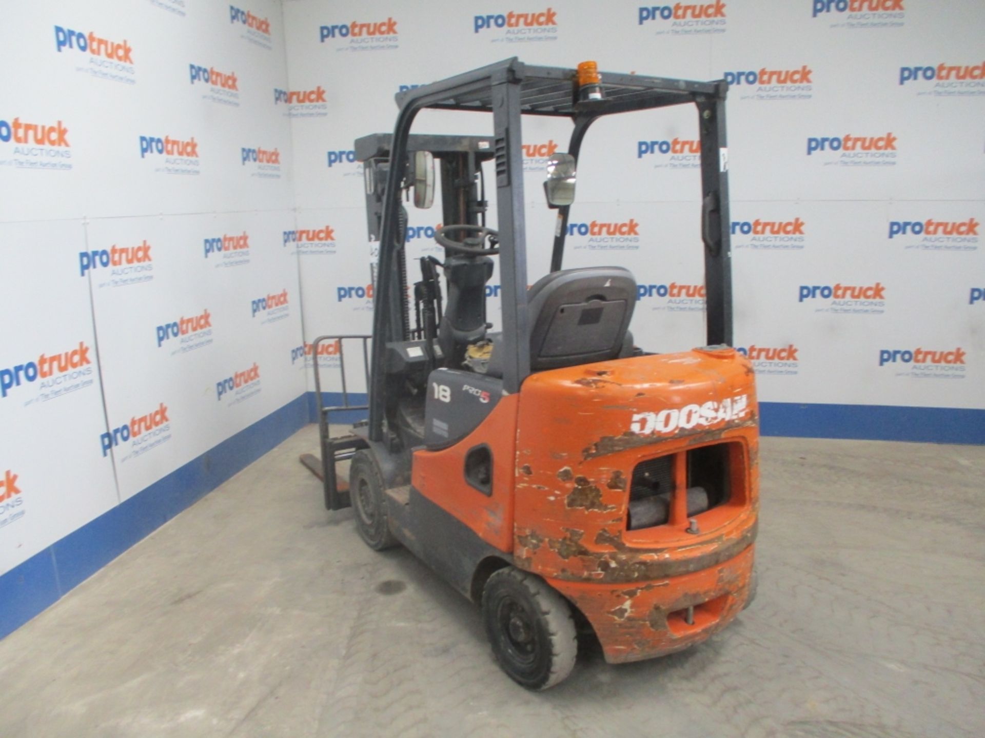 DOOSAN D18S Plant Diesel - VIN: FDA02124000504 - Year: 2012 - 7,780 Hours - 4.5M Triplex Forklift, - Image 5 of 7