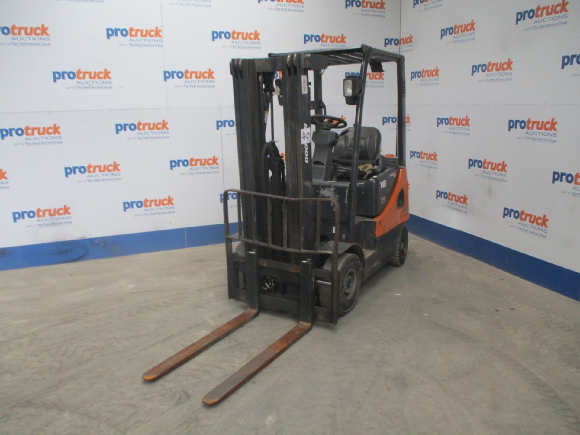 DOOSAN D18S Plant Diesel - VIN: FDA02124000504 - Year: 2012 - 7,780 Hours - 4.5M Triplex Forklift,